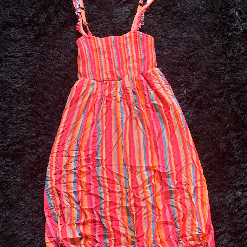 Torrid Pink Maxi Sundress Spaghetti Strap